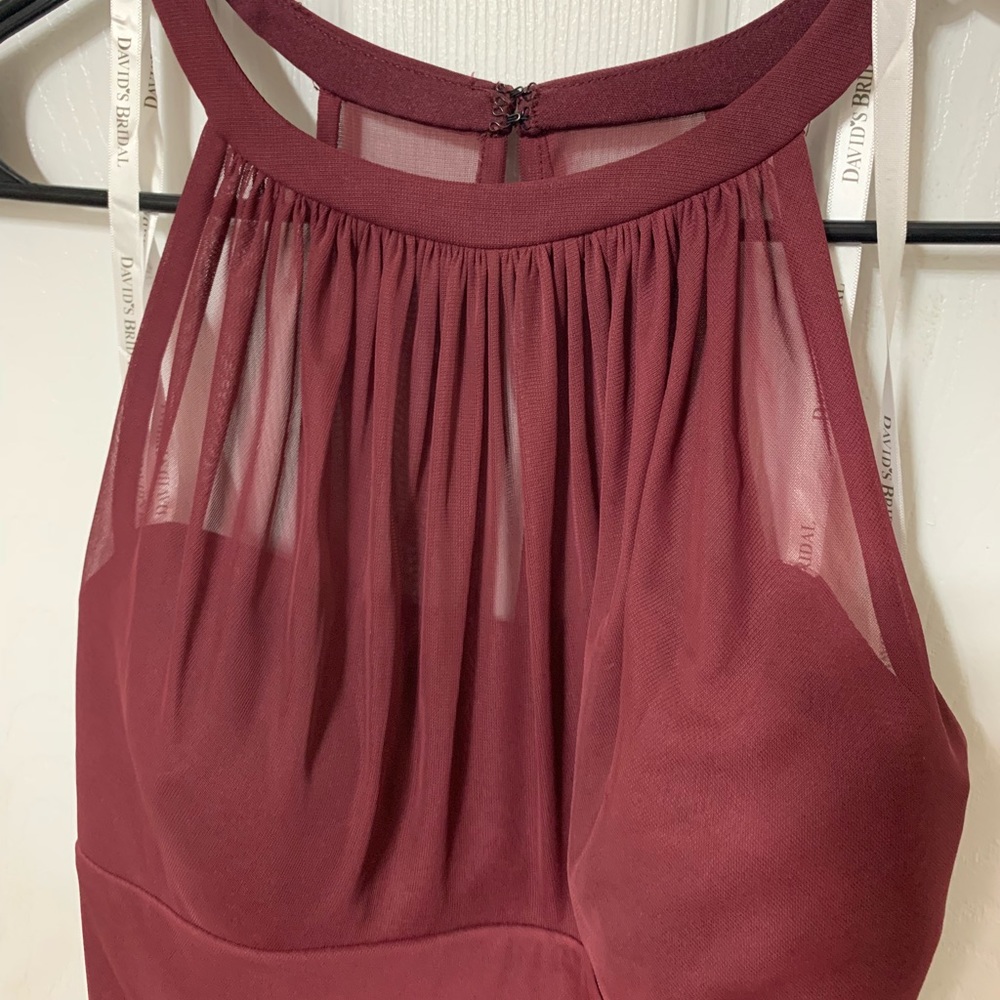 David’s Bridal bridesmaid dress